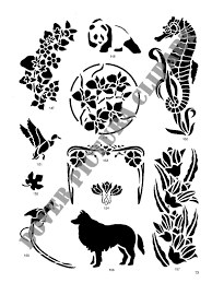 Nature Stencil Designs Stencils Stencil Designs Diy Gifts