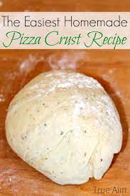 Easy Homemade Pizza Crust Recipe True Aim Recipe Homemade Pizza Crust Easy Easy Homemade Pizza Homemade Pizza