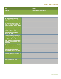 Weekly Reflection Journal Template For Student Teachers C Kathryncrawford Teacher Reflection Journal Teacher Reflection Student Teaching