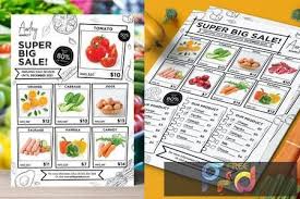 Supermarket Flyer Zmjbjqf Freepsdvn In 2020 Templates Free Photoshop Actions Graphic Design Templates