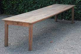 zeer unieke 19e eeuwse lange tafel met een lengte van 4 11 mtr voor min 16 personen prachtige pure uitstraling antieke tafels tafels antieke salontafels