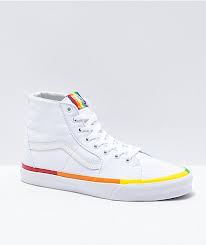 Vans Sk8 Hi Tapered Zapatos De Skate Con Cinta Arcoiris Zumiez