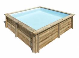 Piscine Bois Sunbay Modele City 2 25 X 2 25 X 0 68 M Kit Complet