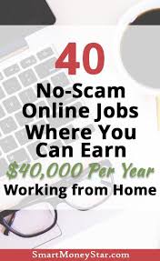 40 Legit Work From Home Jobs Online Jobs From Home Hobbies That Make Money Personal Finance Budget