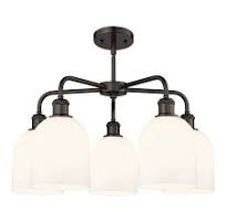 Innovations Lighting - Bella - 5 Light Stem Hung Chandelier In Industrial