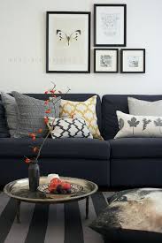 Herbstkissen Dark Sofa Living Room Grey Home Decor