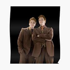 Harry potter coloring pages concept hogwarts crest coloring page. Fred And George Weasley Posters Redbubble