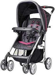 Evenflo Journeylite Travel System With Embrace Party Pink Newborn Stroller Travel System Stroller Travel System