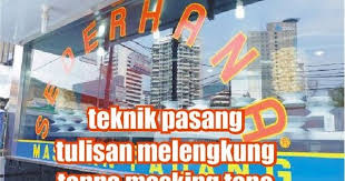 Baik untuk kebutuhan luar ruang maupun dalam ruang meliputi : Pasang Sticker Melengkung Tanpa Masking Tape Cuttingstickerupdate