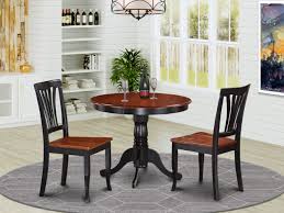 They demonstrate that your family is close because you eat together. Anav3 Blk W 3 Pc Kitchen Nook Dining Set Small Kitchen Table And 2 Kitchen Chairs East West Furniture