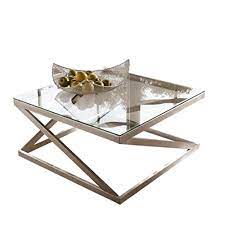 Glass is thin but the table is sturdy. Ashley Furniture Signature Design Coylin Square Cocktail Table Contemporary Glass Coffee Table Silver Walmart Com Walmart Com