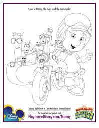 Handy Manny Coloring Page Pdf Handy Manny Party Coloring Pages Handy Manny