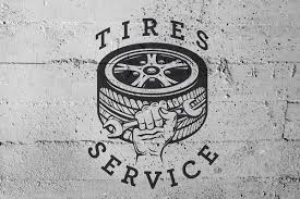 Tire Store Service Center Logo Design Template Logo Design Poster Design