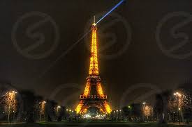 Lie in the grass at the champs de mars and gaze up. France Paris Eiffel Tower Night Light Up Light Fashionable Beautiful World Heritage World Heritage Building Tower