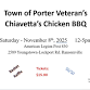 8th Annual Town of Porter Chicken BBQ and Basket..... event in Ransomville, NY