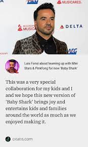 Sing, dance and play to kids' favorite nursery rhymes! Luis Fonsi Luis Alfonso Rodriguez Lopez Cepero About Teaming Up With Mini Stars Pinkfong For New Baby Shark Citatis News