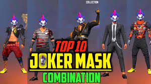 Joker noob prank garena free fire nepal. Free Fire Top 10 Joker Mask Combination Best Dress Combination With Jokermask Free Fire Mr Khiladi Youtube