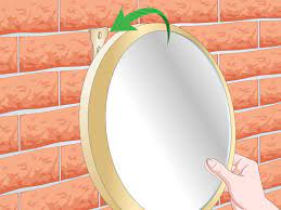 How to hang a large mirror. 3 Simple Ways To Hang A Mirror On A Wall Without Nails Wikihow