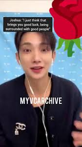 Words of wisdom from Joshua ✨️ #seventeen #svt #joshua #fansign #fancall  #videocallfansign #kpop