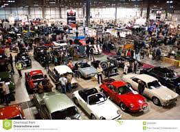 Crowded Panoramic View Of Classic Car Show Classic Car Show Car Show Classic Cars