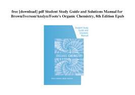 Transferred from one atom to another. Organic Chemistry Brown 8th Edition Solutions Manual Pdf Akzamkowy Org