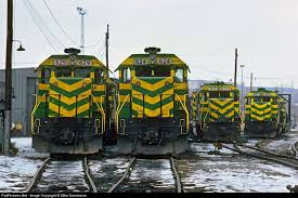 Missouri Kansas Texas Railroad Mkt Emd Sd40 2 Glenn Park Yard Kansas City Kansas Dec 8 1985 Railroad Pictures Train Road Train