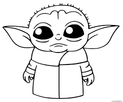 Star wars yoda weird al coloring baby pages free to print printable. Baby Yoda Star Wars Coloring Pages Printable