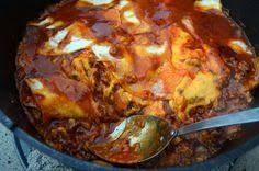 Dutch Oven Beef Enchilada Casserole Like Mother Like Daughter Dutch Oven Beef Dutch Oven Cooking Dutch Oven Recipes