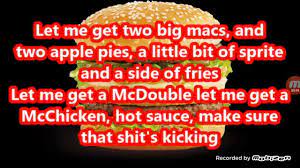 How To Rap At Mcdonalds Like A Boss Lyrics Youtube