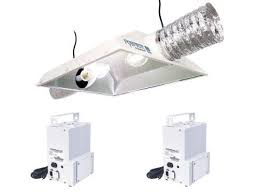 Hydrofarm Raptor 8 Air Cooled Dual Lamp Reflector Powerhouse Mhhps Ballast Grow Light System Combo 1200w Details Can B Grow Lights Hydrofarm Lighting System