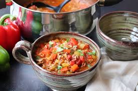 Tomato and green pepper soup potage nicoise. Stuffed Pepper Soup Ndsu Agriculture And Extension