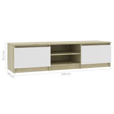 Komplettes schlafzimmer online kaufen xxxlutz.de bett, kleiderschrank & mehr top marken wie musterring, hülsta, … landhausstil jetzt online kaufen Shopping Geier Onlineshop Tv Schrank Weiss Und Sonoma Eiche 140 40 35 5 Cm Spanplatte
