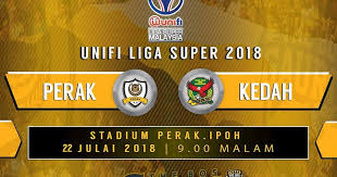 Nobarcuy menghadirkan streaming bola online dengan kualitas hd tanpa buffering yang bisa ditonton gratis baik dari pc , laptop, tablet maupun hp. Live Streaming Perak Vs Kedah Liga Super 22 7 2018 Sukan Hokaloh News Kedah Live Streaming Super