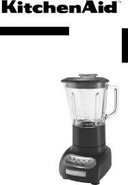 kitchenaid 5ksb555 : blender user manual