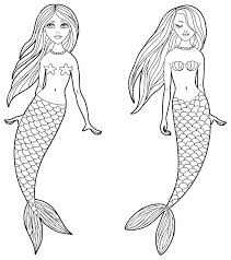 Dibujos De Sirenas Para Colorear