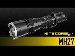 Waterproof rechargeable headlamps flashlight usb charging lithium ion battery 5w. Nitecore Mh27 1000 Lumens Multi Color Usb Rechargeable Led Flashlight Youtube