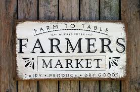 Farm To Table Farmers Market Dairy Produce Dry Goods Rustic Etsy Farmers Market Sign Rustic Wood Signs Wood Signs