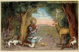 Messe célébrée à l'autel de saint hubert. Connaissez Vous La Legende Et La Vie De St Hubert Le Chasseur Francais