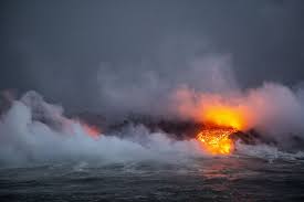 The Lava Continues To Flow From Kilauea Volcano Creating A Ghostly Spectacle Kilauea Hawaii Volcano Volcano National Park