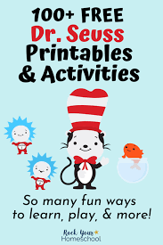 I'll send them straight to your inbox! Free Dr Seuss Printables With 100 Ways To Boost Learning Fun