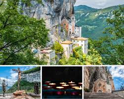 Solenne concelebrazione eucaristica nella basilica superiore. Sanctuary Of Madonna Della Corona Italy How To Visit And What To See