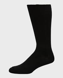 Men's Rib Cashmere Crew Socks