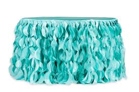 Curly Willow 17ft Table Skirt Turquoise Mermaid Parties Mermaid Birthday Party Table Skirt