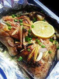 Angkat ayam goreng mentega dan siap disajikan. Resepi Ayam Stim Lemon