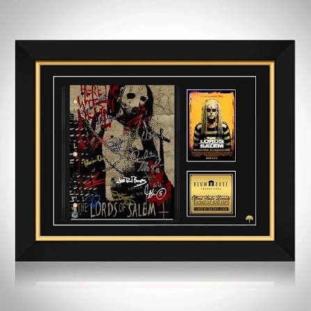 The Lords Of Salem Transcript Limited Signature Edition Custom Frame |  RARE-T