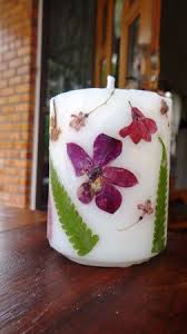 This year i decided to experiment with making dried flower candles and, despite my tempered expectations, they turned out so much better than i envisioned. How To Decoupage A Candle With Flowers Diy Cozy Home