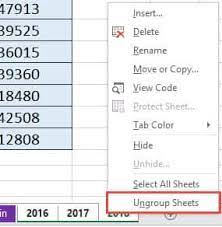 Advantages of grouping worksheets in excel. How To Excel Group Sheets Myexcelonline