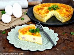 French Quiche Lorraine Del S Cooking Twist Recipe Quiche Lorraine French Quiche Lorraine Quiche Lorraine Recipe