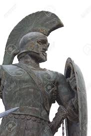 Leonidas Statue At Sparta City In Greece Stock Photo, Picture And ...