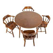 ©2021 ethan allen global, inc. Ethan Allen Heirloom Nutmeg Maple Dining Table Chairs Chairish